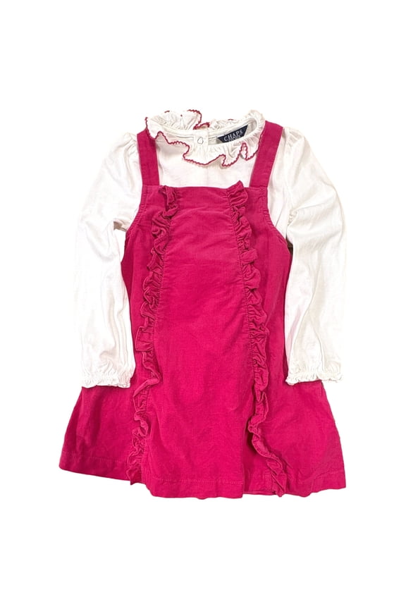 Blueberry Boulevard Infant & Toddler Girls 2 PC Navy Red Plaid Dress