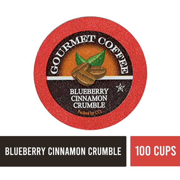 Blueberry Cinnamon Crumble Coffee, 100 Count, Single Serve Cups