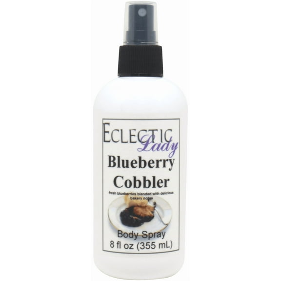 Blueberry Cobbler Body Spray, Eclectic Lady, Hydrating Mist, Unisex, 16 oz
