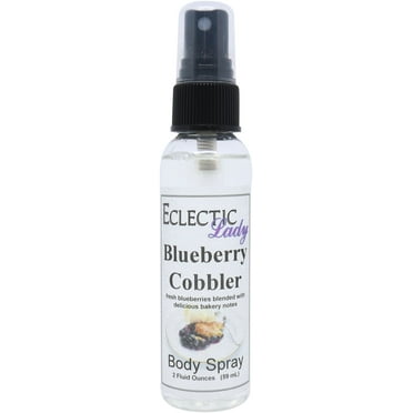 Blueberry Cobbler Body Spray, Eclectic Lady, Hydrating Mist, Unisex (Double Strength), 2 oz
