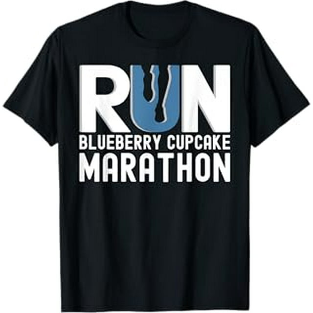 Blueberry Cupcake Race 2025 Brooksvill Marathon Runners TShirt