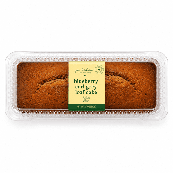 Blueberry Earl Grey Loaf Cake 24 oz Soft & Moist Bakery | Jo Bakes