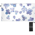 thumbnail image 1 of Blueberry Flower Beach Towel 30" x 60", Quick Dry Bath Towel Super Absorbent Lightweight Travel Towel for Beach Yoga Swim Sport Camping Holiday, 1 of 7