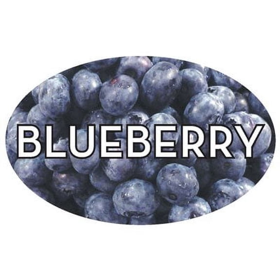 Blueberry Food Store Labels 1.25" x 2" 500 each per roll Great Quality Stickers Decals