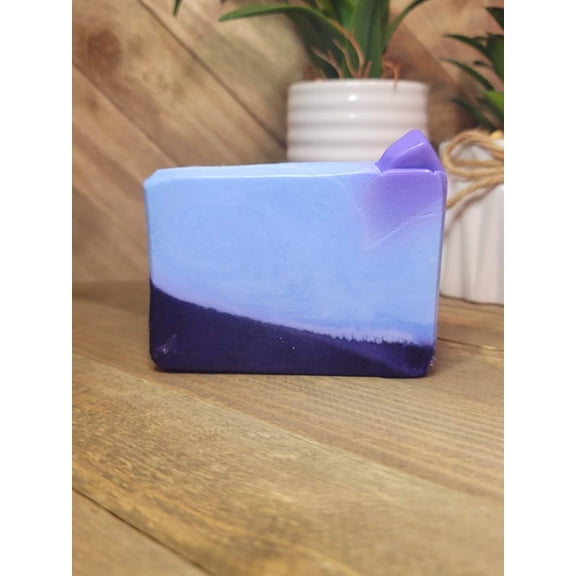 Blueberry Handcrafted Soap, Aloe Vera  Goat Milk Soap Bar,