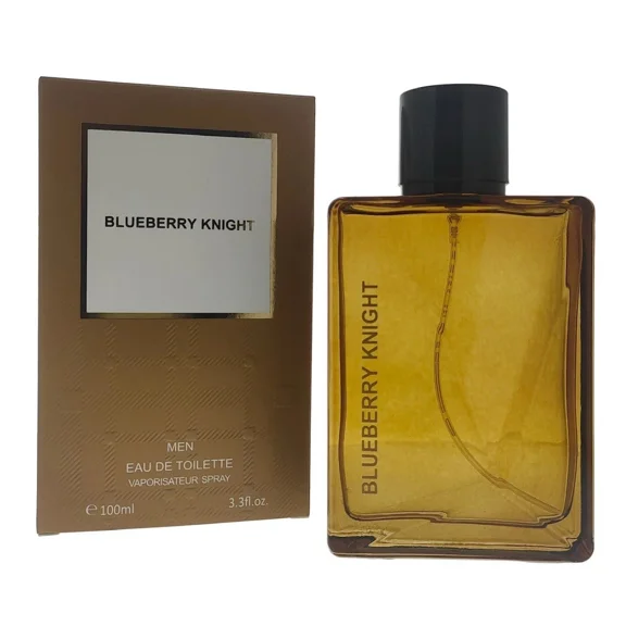 Blueberry Knight 3.3 oz Eau de Toilette Spray Perfume for Men – Fruity, Fresh, Woody Notes