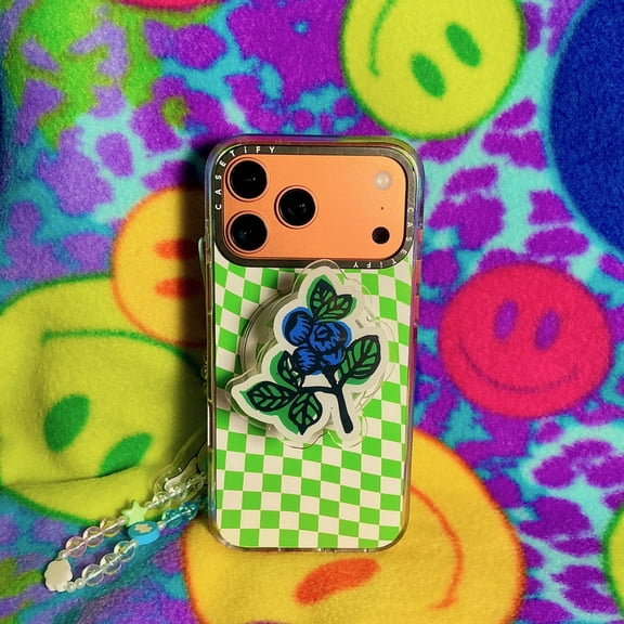 Blueberry Mag Safe Acrylic Phone Grips for Fruit Lovers