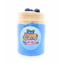 Blueberry Muffin Clay Cap Handmade Butter Slime