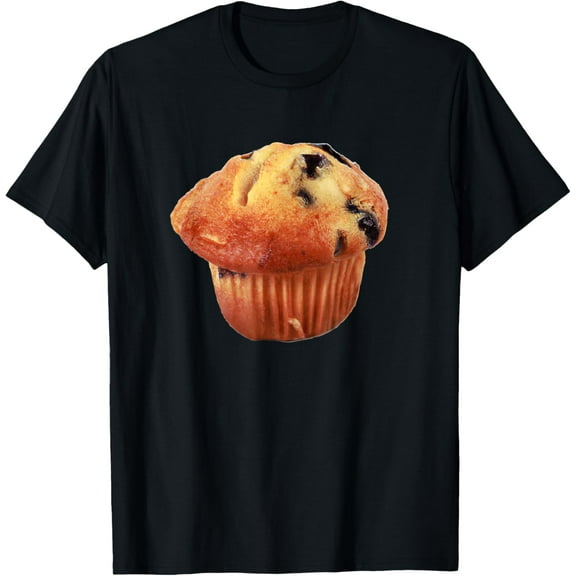 Blueberry Muffin T-Shirt men and women can wear, black, white, gifts