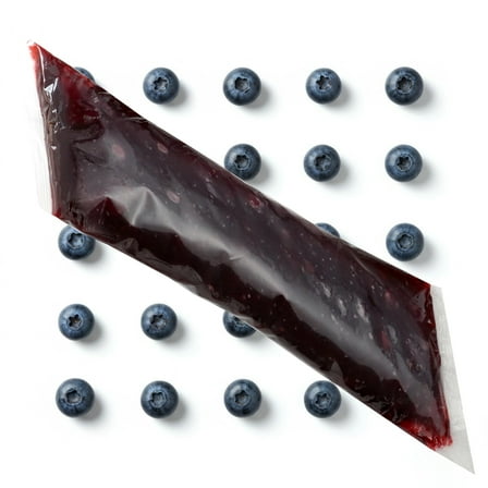 Blueberry Pie Filling, EZ Squeeze Pak 2 Pound Bag, Pack of 1, Pie, Pastry & Cake Filling, Hampton Distribution