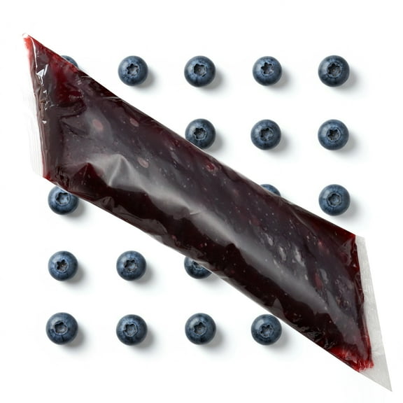 Blueberry Pie Filling, EZ Squeeze Pak 2 Pound Bag, Pack of 1, Pie, Pastry & Cake Filling, Hampton Distribution