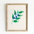 thumbnail image 1 of Blueberry Print, Trendy Decor, Abstract Vintage Painting, Fruit Art Wall Art, Modern Wall Decor For Living Room, 16x24 UNFRAMED, 1 of 2