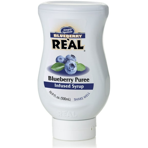 Blueberry Real Blueverry Puree Infused Syrup, 16.9 Fl Oz Pack Of 6