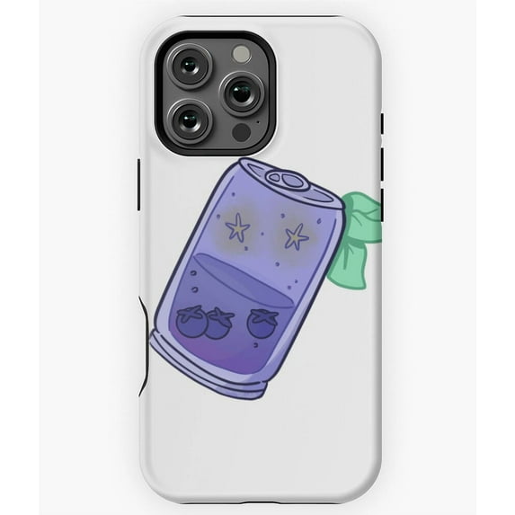Blueberry Soda Pop Kawaii Drink M0808 Phone Case for iPhone 17 16 15 14 13 12 11 Pro Max