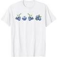 thumbnail image 1 of Blueberry Summer Cottagecore Berries Aesthetic Botanical T-Shirt, 1 of 4