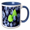 thumbnail image 1 of 3drose, Blueberry Surprise, 15oz Two-tone Blue Mug, 1 of 6
