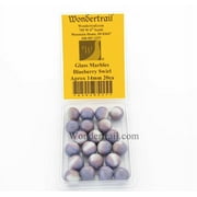 Blueberry Swirl Marbels 14mm Glass Marbles Pack of 20 Wondertrail