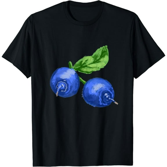 Blueberry T-shirt Tee Tees T Shirt Tshirt