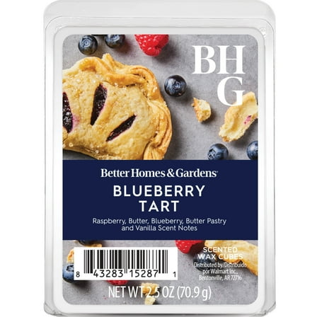 Blueberry Tart Scented Wax Melts, Better Homes & Gardens, 2.5 oz