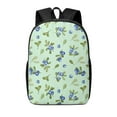 Blueberry berry Print 17 Inches Backpack for School, Bookbag School
