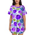 Blueberry cute Print Pajama Sets for Women 2 Piece Pjs Sets Soft