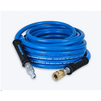 BluBird Tough Tek Rubber Pressure Washer Hose 3/8" x 50' with Coupler & Plug