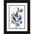 thumbnail image 1 of Bluebird Barn 11x14 Black Ornate Wood Framed with Double Matting Museum Art Print Titled - Botanical Blues I, 1 of 4