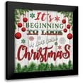thumbnail image 1 of Bluebird Barn 15x15 Black Modern Framed Museum Art Print Titled - Its Beginning to Look a Lot Like Christmas, 1 of 5