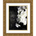 thumbnail image 1 of Bluebird Barn 15x18 Gold Ornate Wood Framed with Double Matting Museum Art Print Titled - Contemporary White Orchids, 1 of 4
