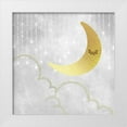 thumbnail image 1 of Bluebird Barn 20x20 White Modern Wood Framed Museum Art Print Titled - Gold Moon, 1 of 4