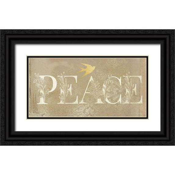 Bluebird Barn 32x18 Black Ornate Wood Framed with Double Matting Museum Art Print Titled - Heaven And Nature