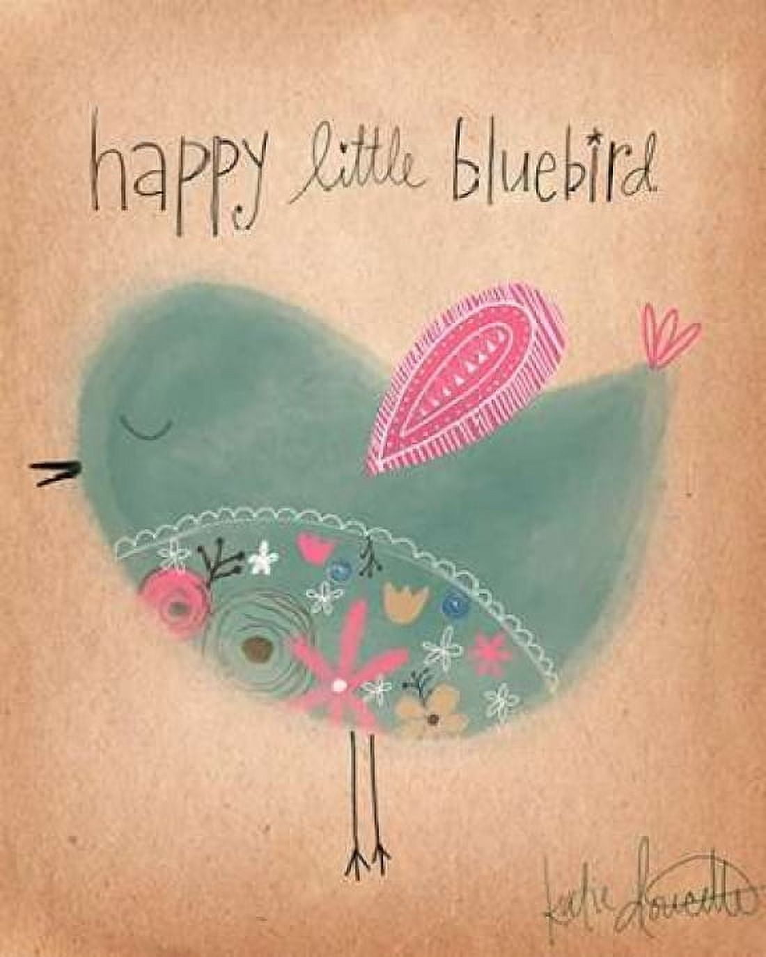 Bluebird Canvas Art - Katie Doucette (24 x 30)
