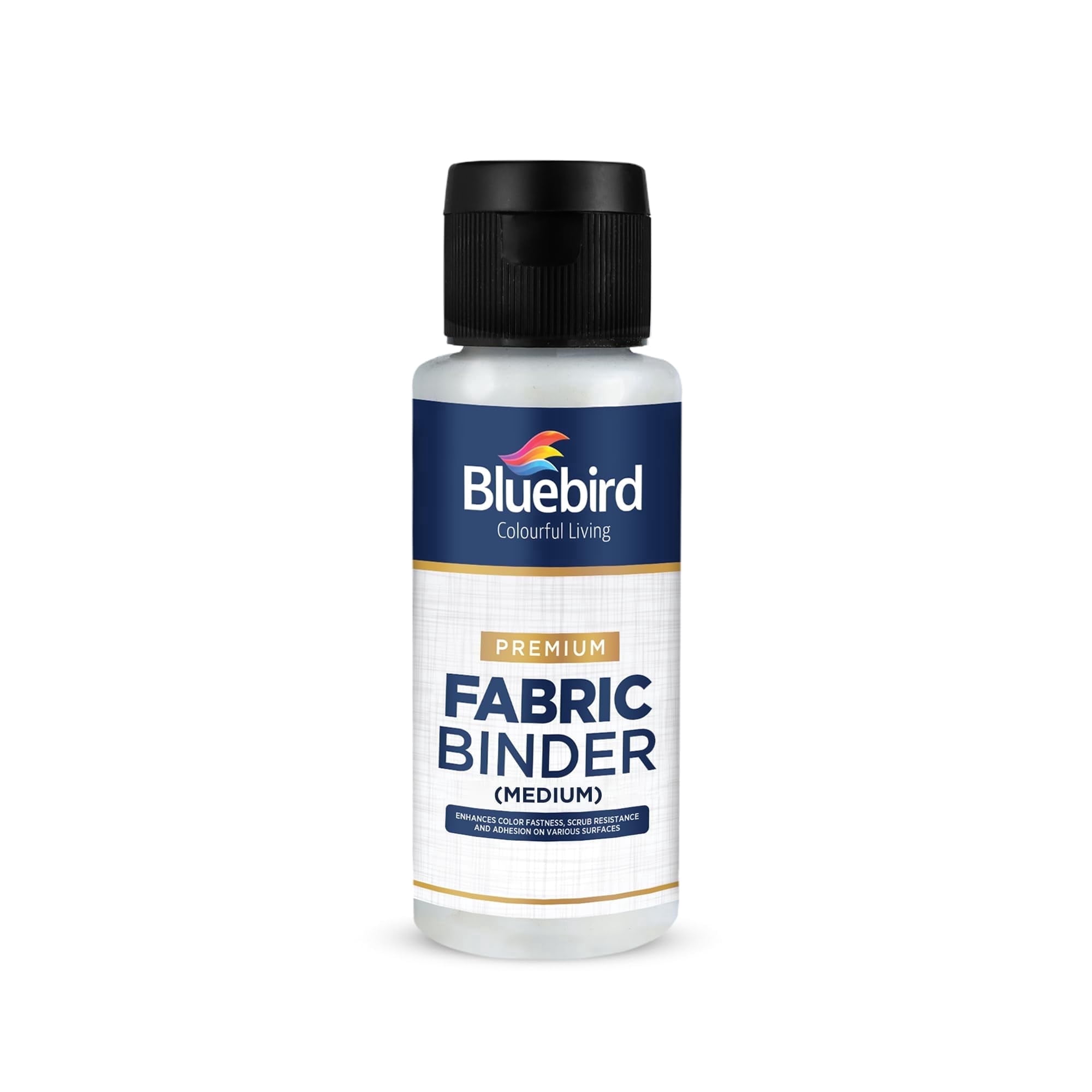 Bluebird Fabric Medium - 3.4 fl oz - Textile Medium for Fabric Painting, Prevents Flaking, Ideal for Clothes, Clothing Accessories, and More