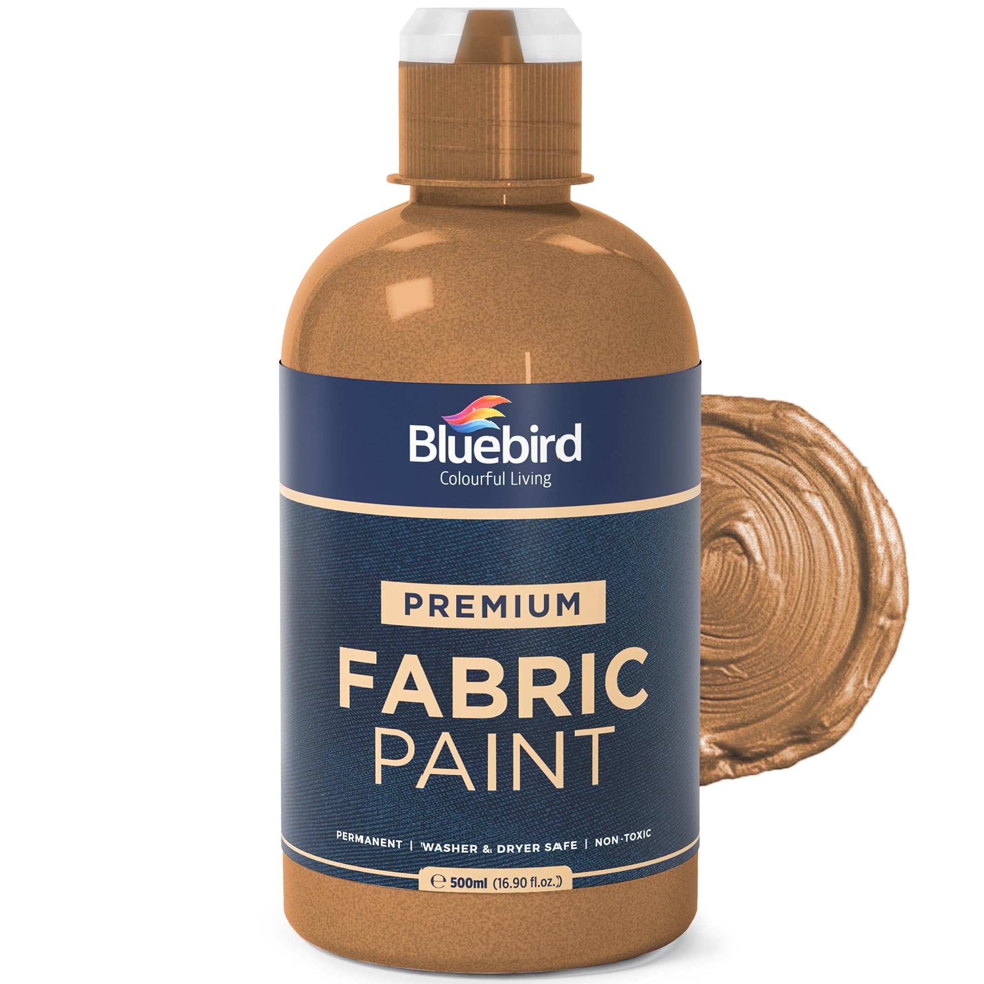 Bluebird Fabric Paint, Coffee Brown, 8.5 Fl Oz, Permanent Fabric Paints for  Clothes, Furniture Upholstery - Walmart.com
