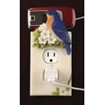thumbnail image 1 of Bluebird Hand Painted Electric Outlet Cover & Cell Phone Holder By Ibis & Orchid Design Collection, 1 of 1