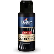 Bluebird Polyurethane Clear Coat for Furniture, Paintings, Water-Based Professional Varnish Matt, 3.4 fl oz