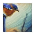 thumbnail image 1 of "Bluebird in Bloom" - Canvas, 1 of 25