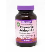 Bluebonnet Nutrition Advanced Probiotic Chewables with Acidophilus Wafers, 60 Count