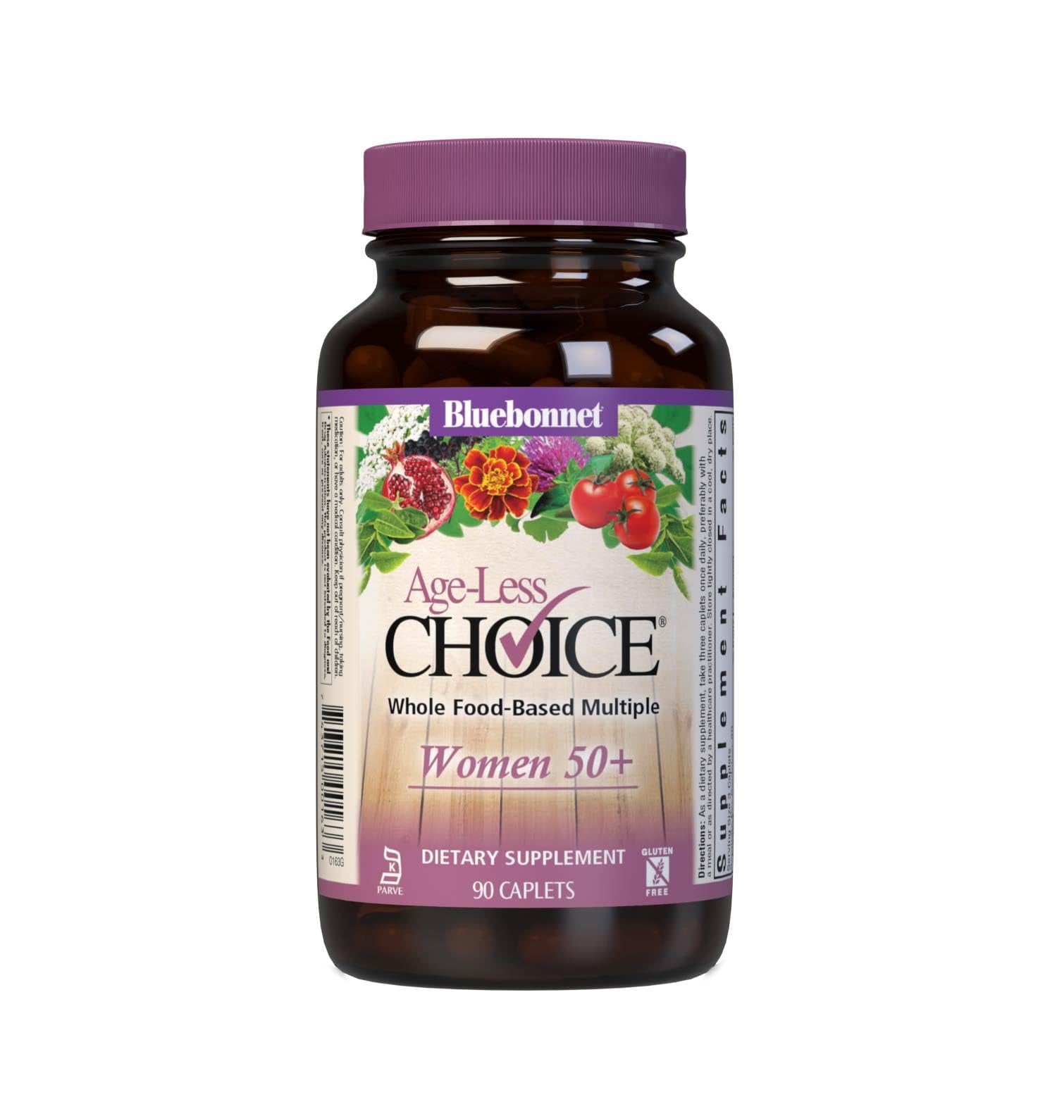 Bluebonnet Nutrition Age-Less Choice Whole Food-Based Multiple, Women 50+, Kosher, 90 Days