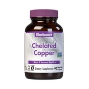 Bluebonnet Albion Chelated Copper، 3 ملغ للجهاز العصبي وصحة المناعة*، 90 يومًا