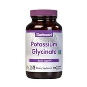 Bluebonnet Nutrition Albion Potassium Glycinate Vegetarian Capsules, 99mg, 90 Count