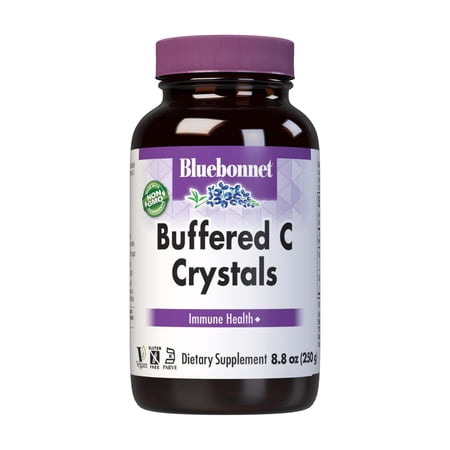Bluebonnet Buffered Vitamin C Crystals 4100 mg Powder Antioxidant Immune Health*, 50 Days