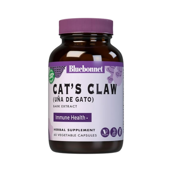 Bluebonnet Nutrition Cat's Claw Bark Extract Supplement, 60 Count