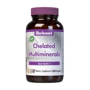Bluebonnet Nutrition Chelated Multiminerals - Bone Health - 120 Caplets
