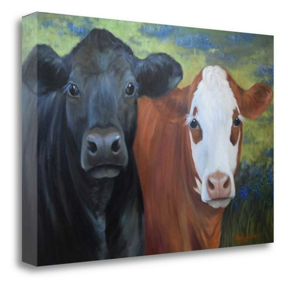 Bluebonnet Duo Canvas Wall Art by Cheri Wollenberg