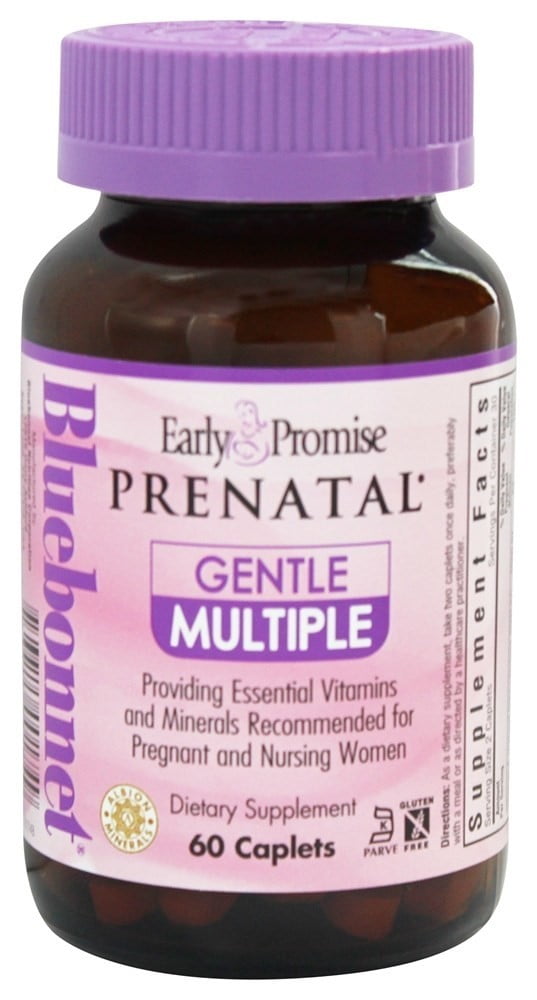 Bluebonnet Early Promise Prenatal Gentle Multiple, With Iron, 60 Ct