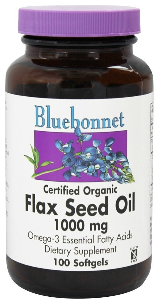 Flax Seed Oil Softgels, 1000 Mg, 100 Ct