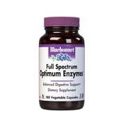 Bluebonnet Nutrition Full Spectrum Optimum Enzymes Vegetarian Capsules, 180 Count