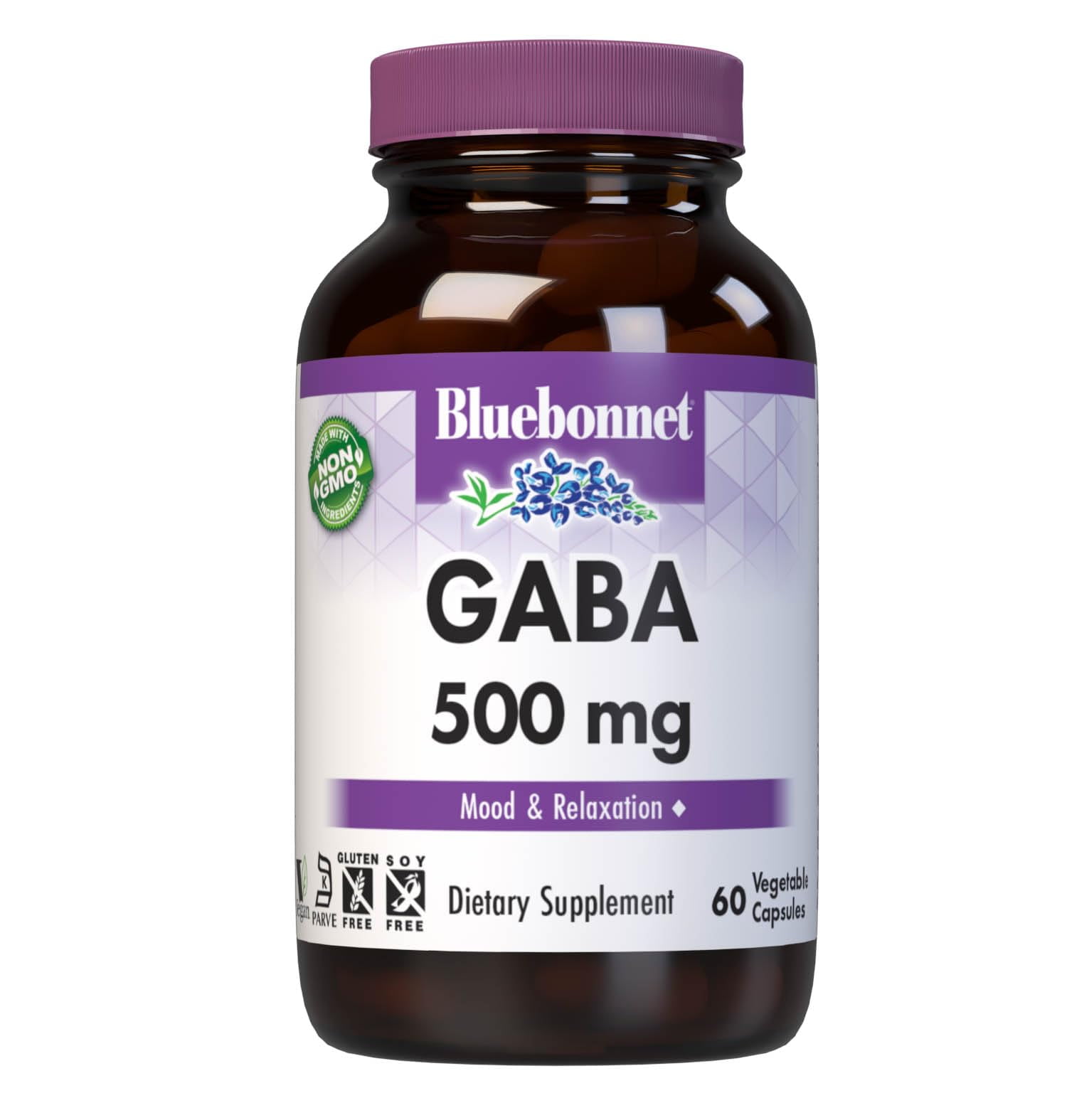 Bluebonnet GABA 500mg, Supports Relaxation*, 60 Days