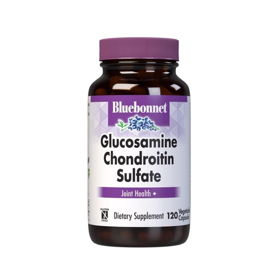 Bluebonnet Nutrition Glucosamine Chondroitin Sulfate Supplement, 120 Count